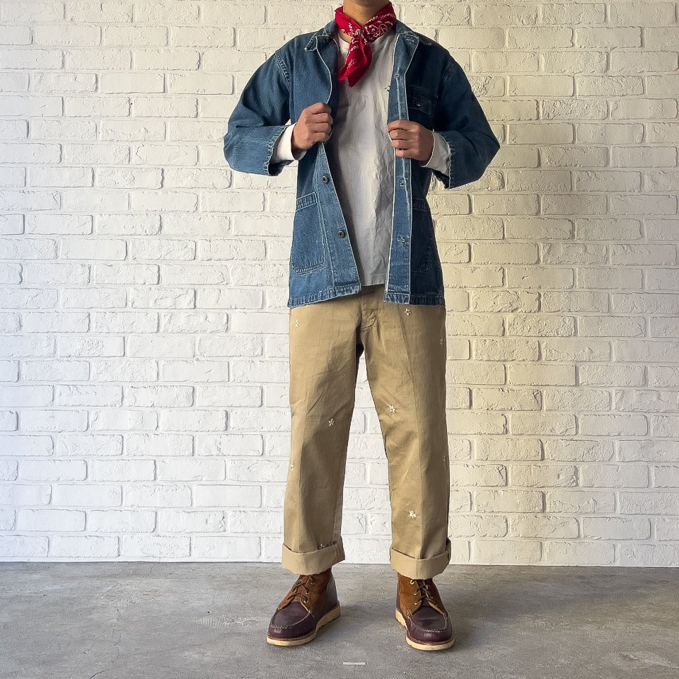 U.S. PRISONER COVERALL DENIM JACKET 1940'S VINTAGE