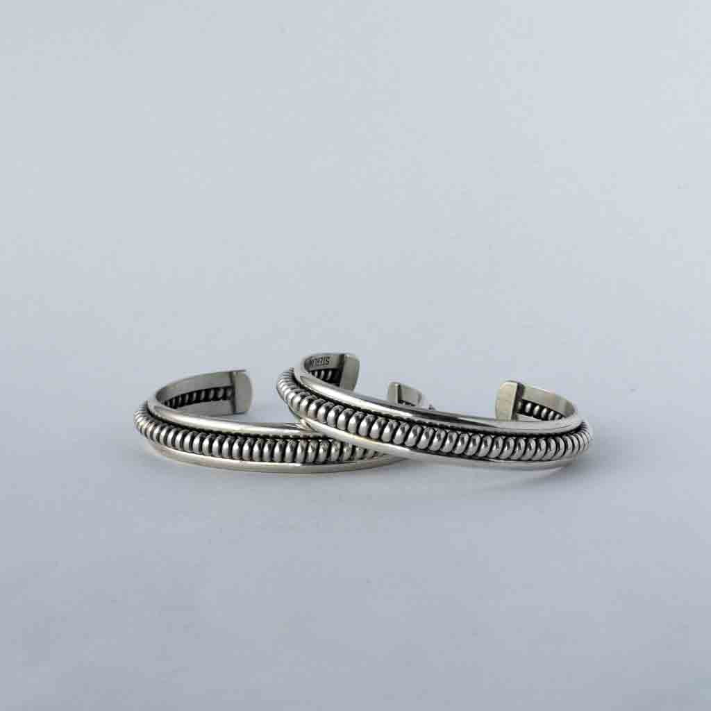 NAVAJO ROPE DESIGNED BRACELET by CAROLINE TSOSIE