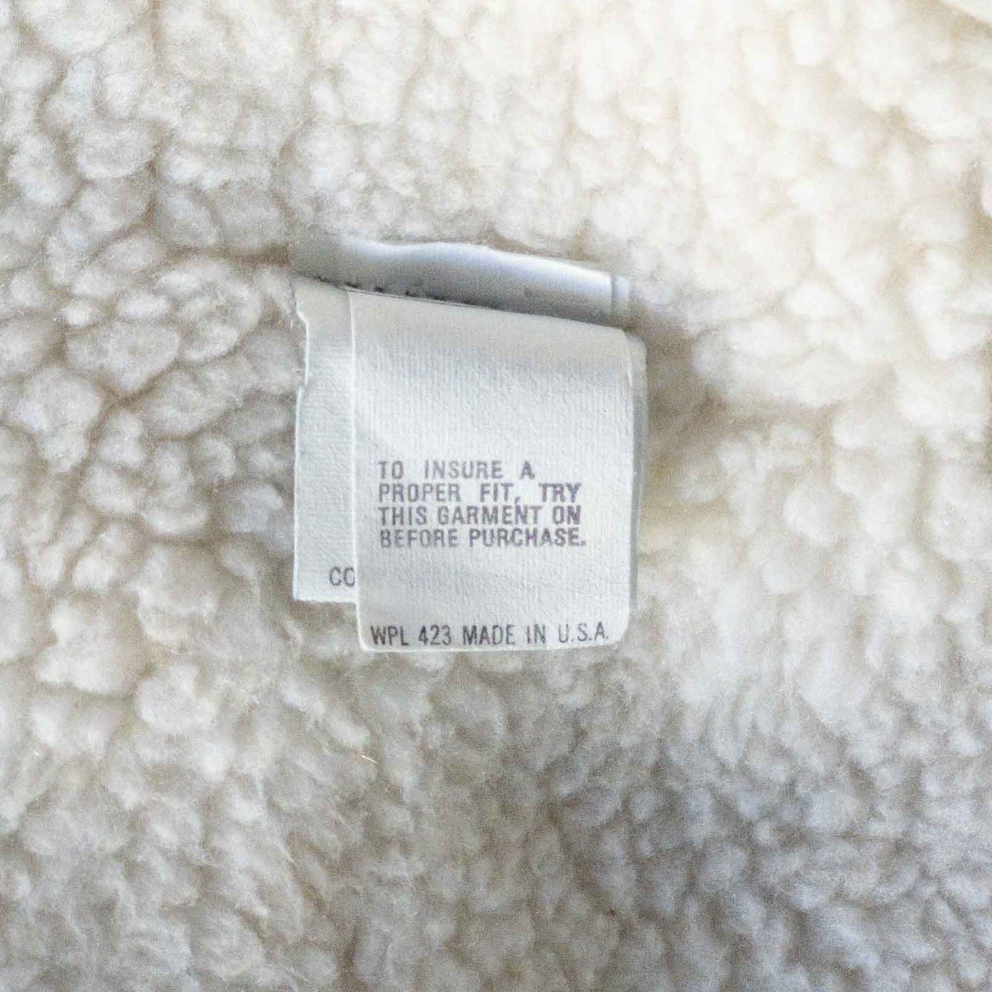 LEVI’S 70608 BOA DENIM JACKET (36R)  DEAD STOCK 80's