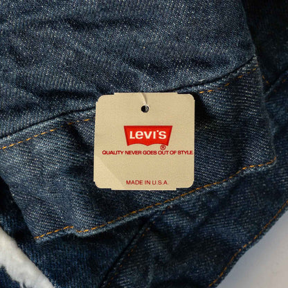 LEVI’S 70608 BOA DENIM JACKET (36R)  DEAD STOCK 80's