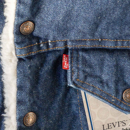 LEVI’S 70608 BOA DENIM JACKET (36R)  DEAD STOCK 80's