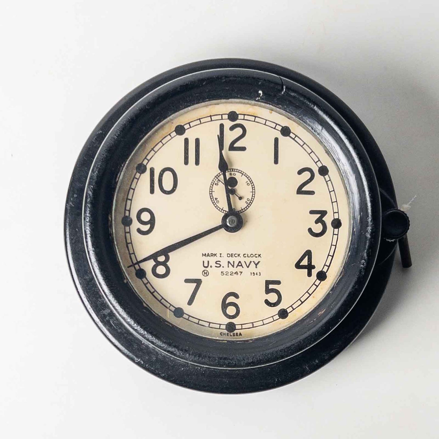 WW2 US NAVY MARK1 DECK CLOCK 1943'S