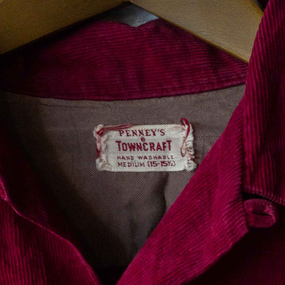 TOWN CRAFT CORDUROY SHIRTS 50'S VINTAGE (15.5)