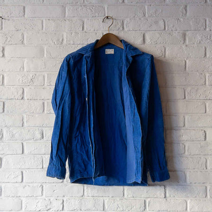 TOWN CRAFT BLUE CORDUROY SHIRTS 50'S VINTAGE (15.5)