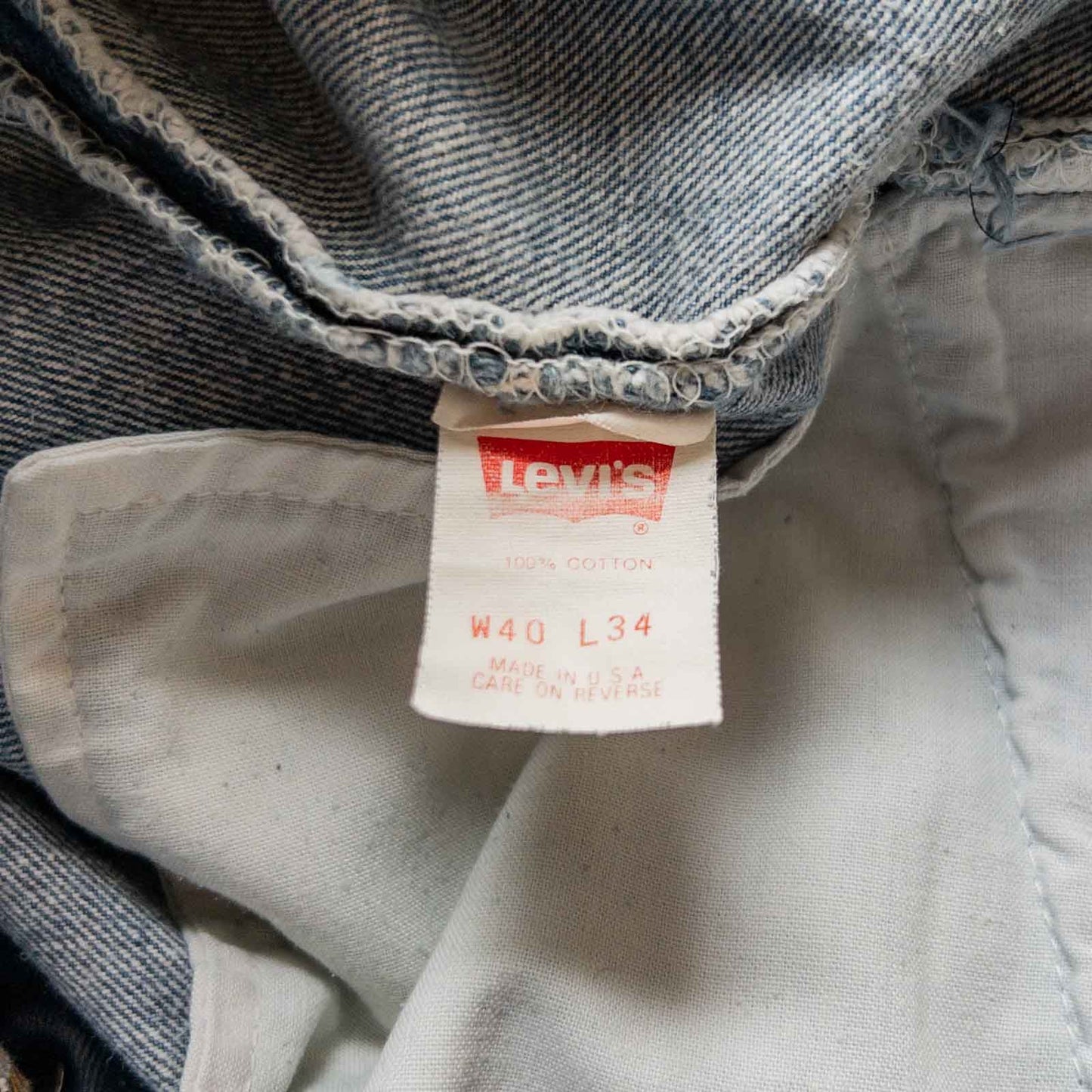 USA LEVI'S 501 DENIM 90'S VINATGE 40-34