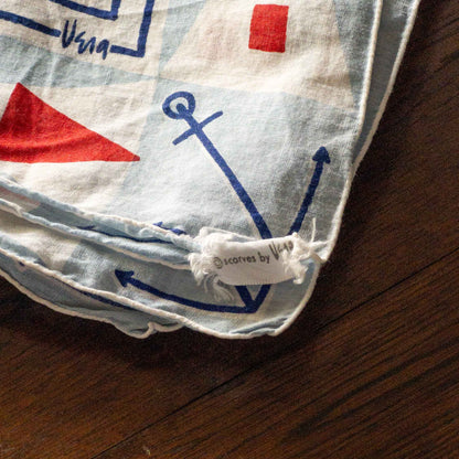 GERMANY MARITIME SIGNAL FLAGS BIG BANDANA 1960's VINTAGE