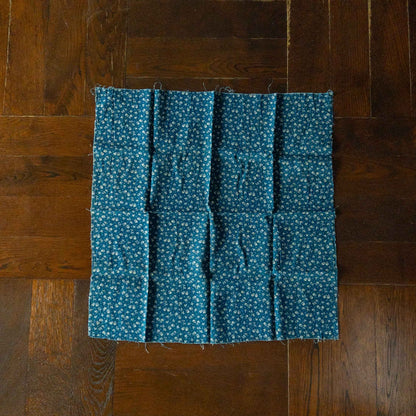 USA INDIGO CALICO BANDANA 1900'S VINTAGE