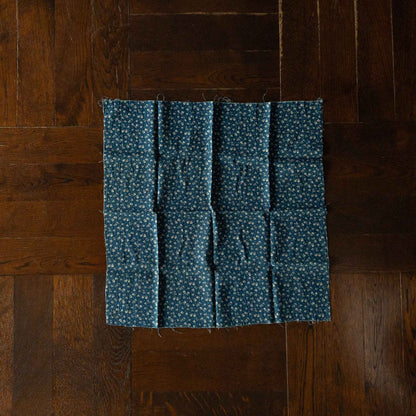 USA INDIGO CALICO BANDANA 1900'S VINTAGE