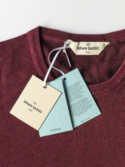 GRAN SASSO CREW NECK KNIT ”VINTAGE”