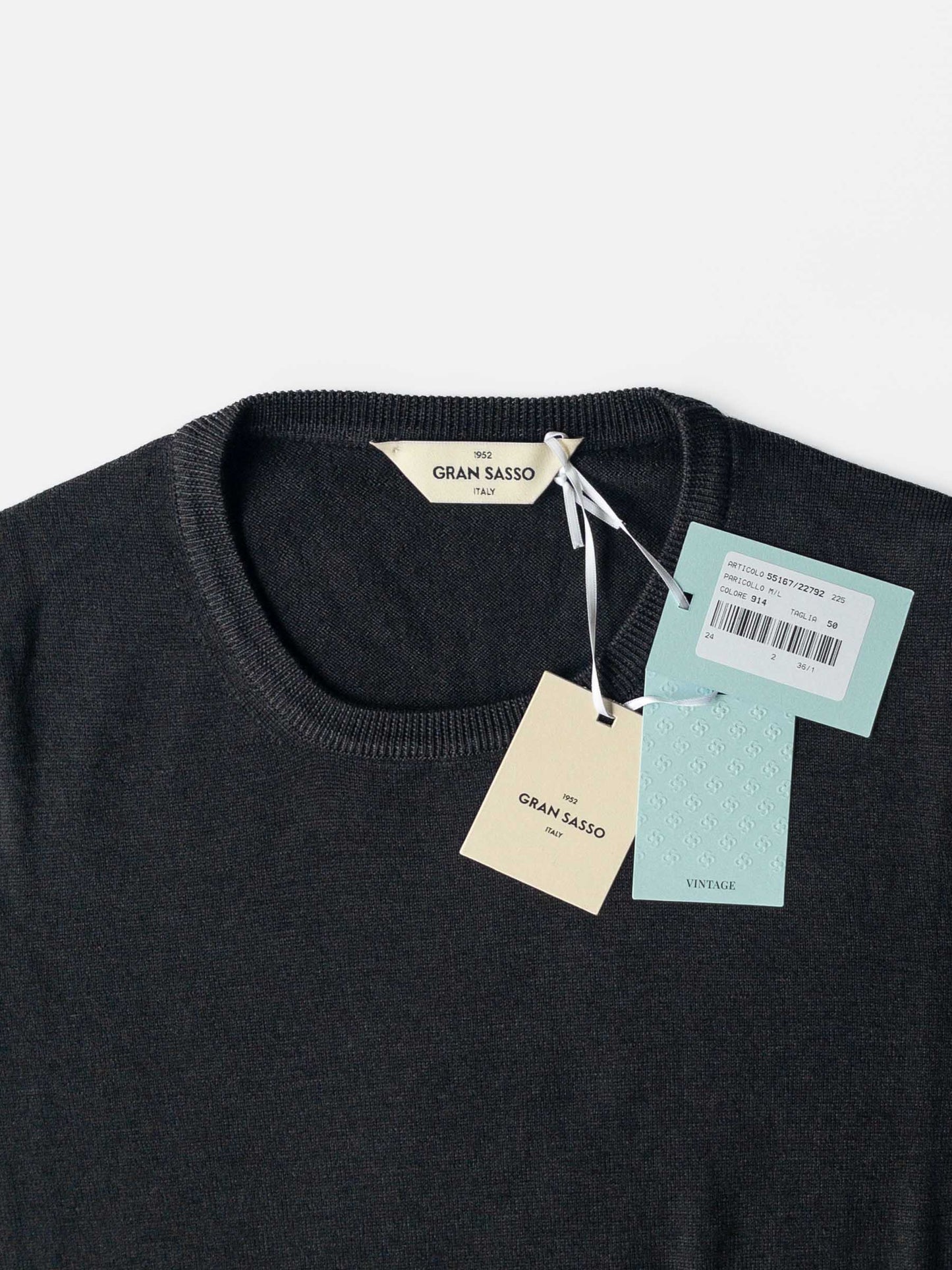 GRAN SASSO CREW NECK KNIT ”VINTAGE”