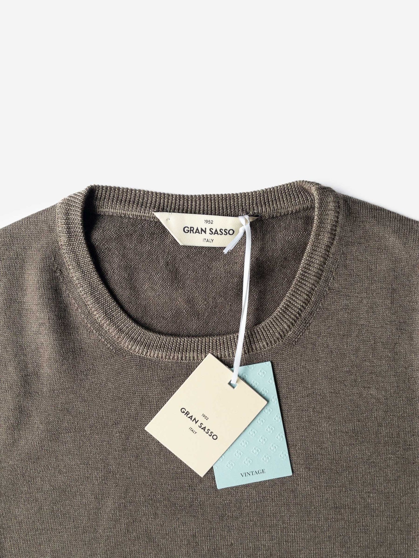 GRAN SASSO CREW NECK KNIT ”VINTAGE”