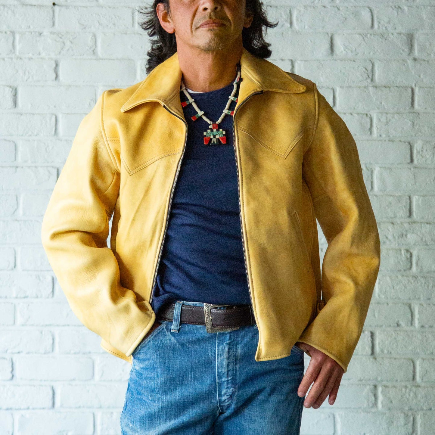 UBER DEER SKIN LEATHER JACKET "COLORADO"*EXCLUSIVE（別注アイテム）