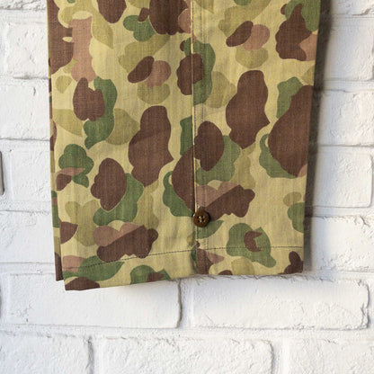 M1943 US ARMY FROG CAMO HBT CARGO PANTS 1940'S DEAD STOCK