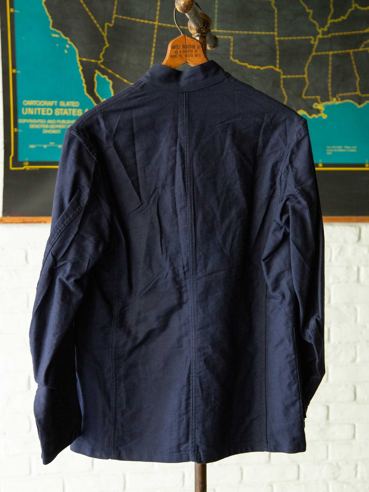 ROYAL NAVY ADMIRALTY OVERALL JACKET 1940'S DEAD STOCK