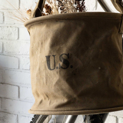 US ARMY WATER BUCKET 1940's VINTAGE