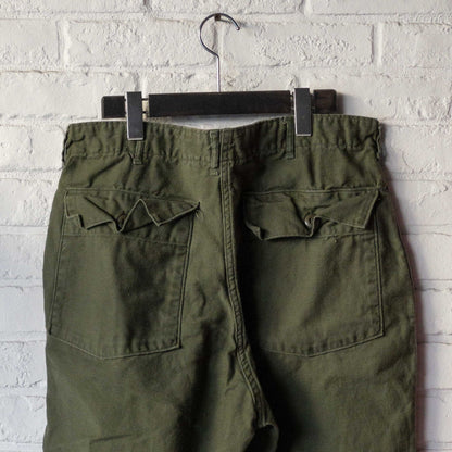US ARMY BAKER PANTS (38×31) 1960-70's COTTON SATIN
