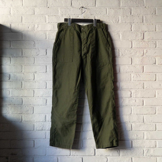 US ARMY BAKER PANTS (38×31) 1960-70's COTTON SATIN