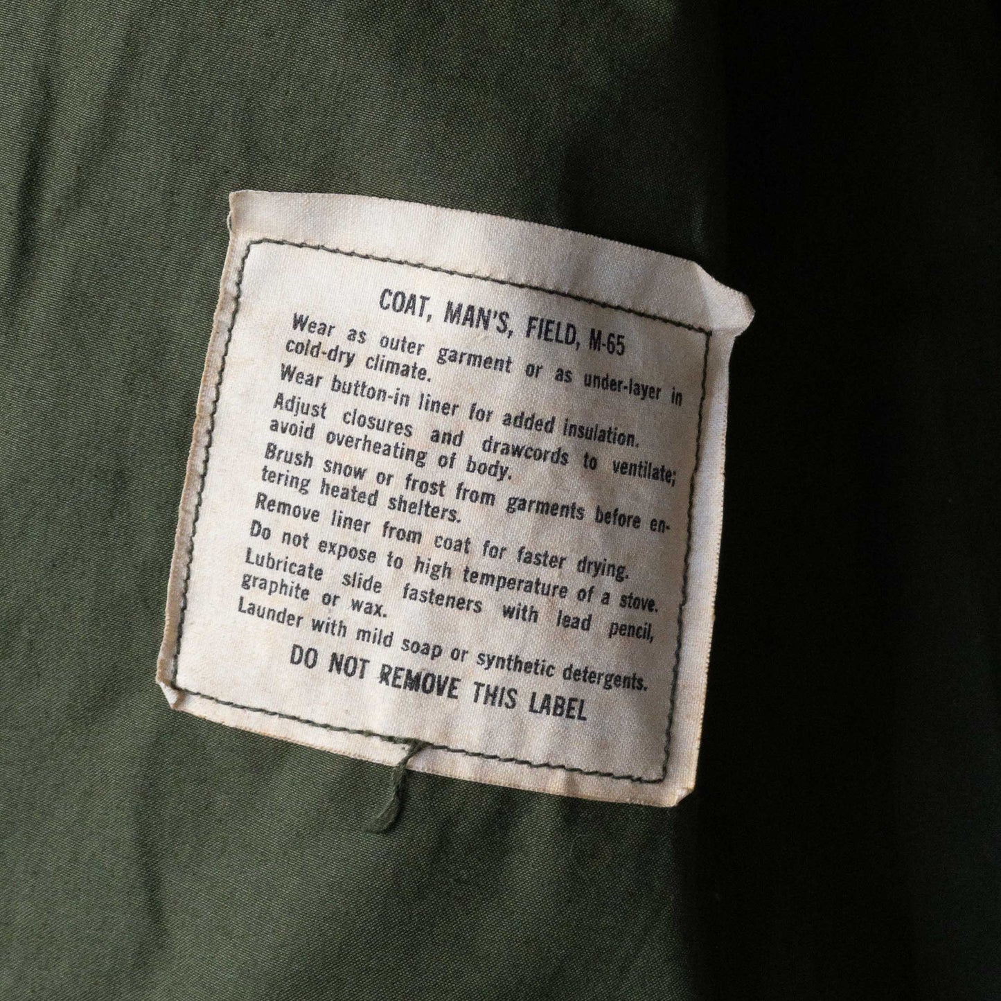 US ARMY M65 FIELD JACKET(M-R) 70's ALOMOST DEAD STOCK