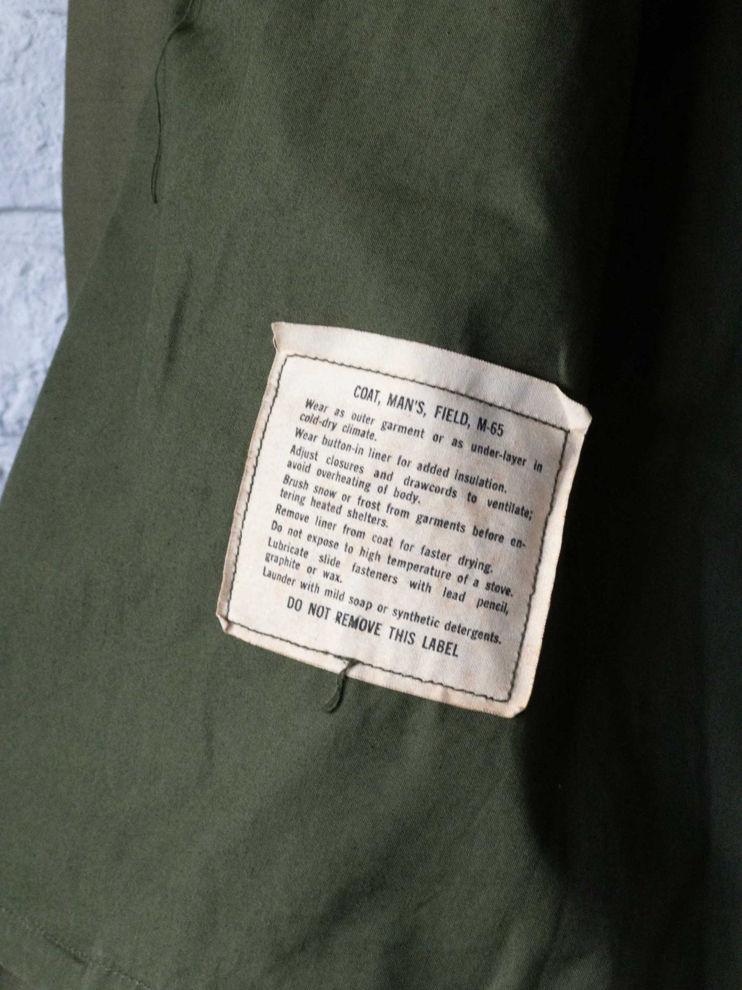 US ARMY M65 FIELD JACKET(M-R) 70's ALOMOST DEAD STOCK