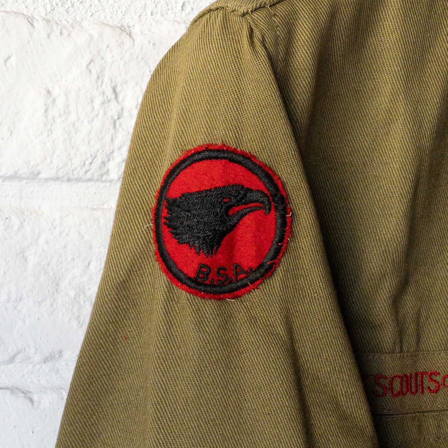 DEAD STOCK BOY SCOUT SHIRTS (14) 1940's VINTAGE