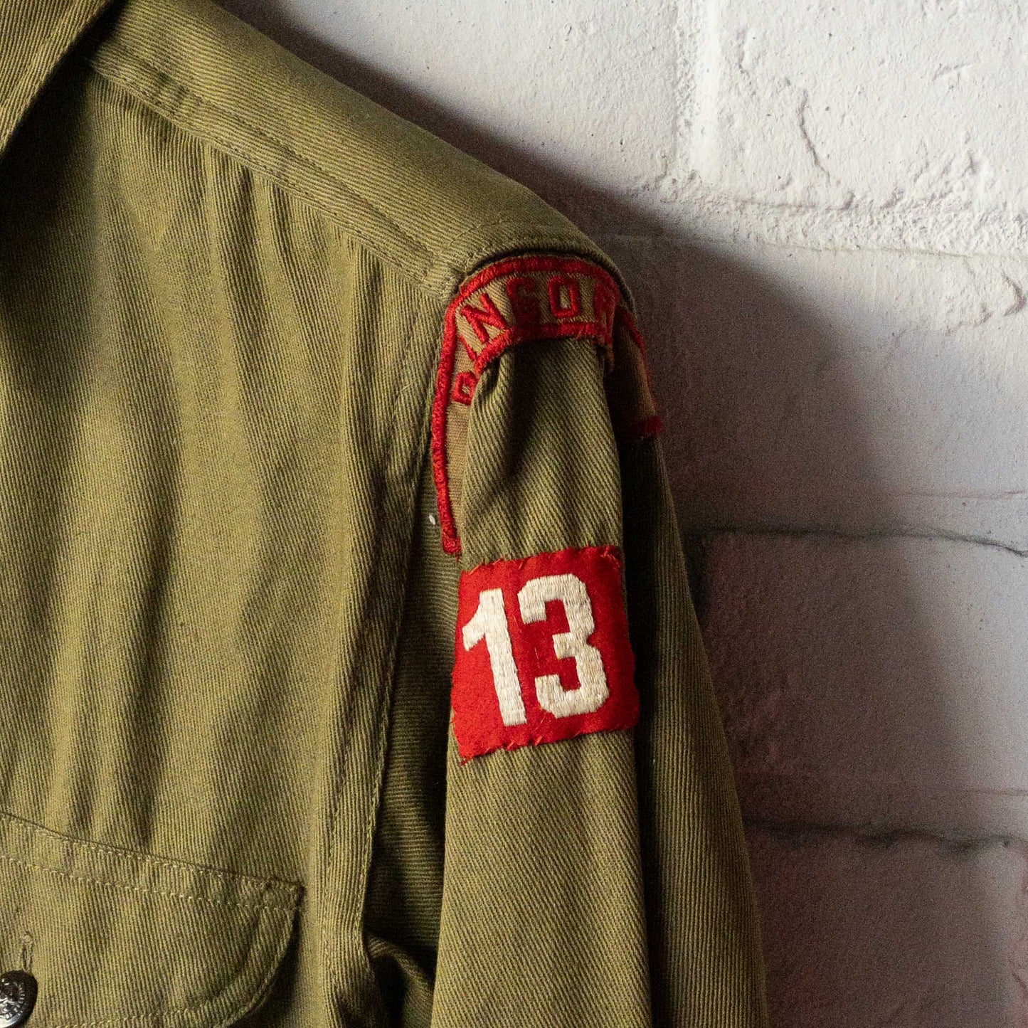 DEAD STOCK BOY SCOUT SHIRTS (14) 1940's VINTAGE