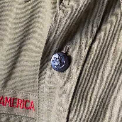 DEAD STOCK BOY SCOUT SHIRTS (14) 1940's VINTAGE