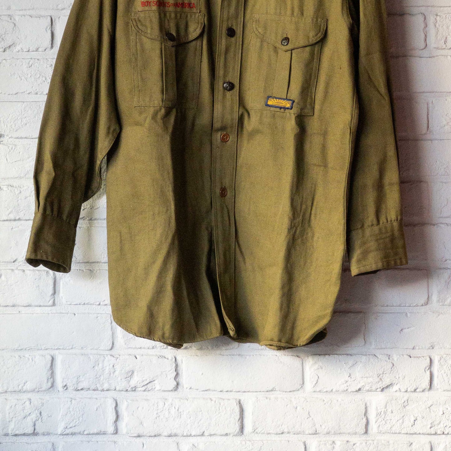 DEAD STOCK BOY SCOUT SHIRTS (14) 1940's VINTAGE