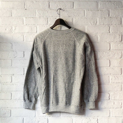HEATHER GRAY ANIMAL VINTAGE SWEAT SHIRTS (XL) 1980's VINTAGE