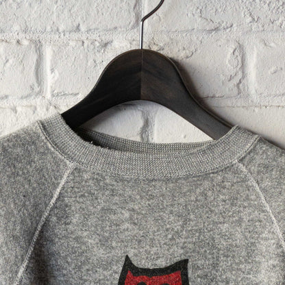 HEATHER GRAY ANIMAL VINTAGE SWEAT SHIRTS (XL) 1980's VINTAGE