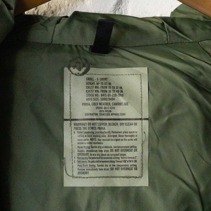 US ARMY ECWACS GEN1 GOATEX PARKA (S-XSHOR) 04's DEAD STOCK