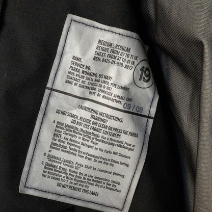 US NAVY GOATEX SHELL PARKA (M-R) 00's DEAD STOCK