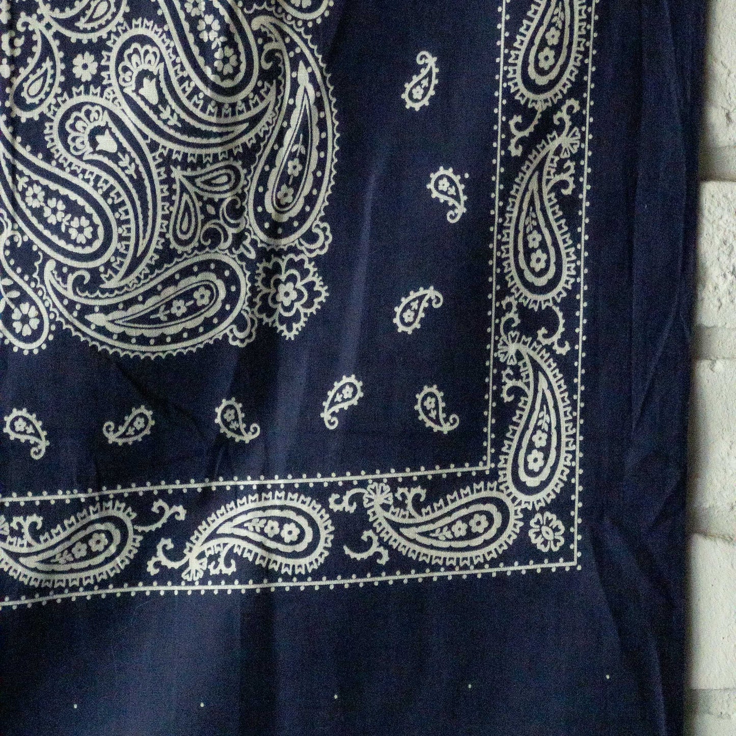 BANDANA FABRIC 1960's DEAD STOCK