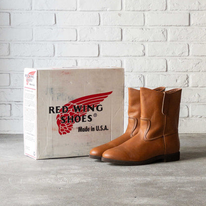 RED WING PECOS BOOTS (27~28cm) 1970'S DEAD STOCK