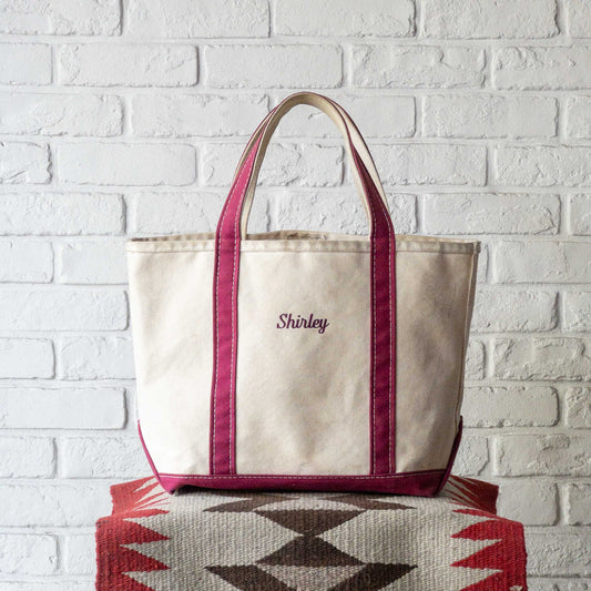 LL BEAN BOAT AND TOTE (MEDIUM) 00's VINTAGE