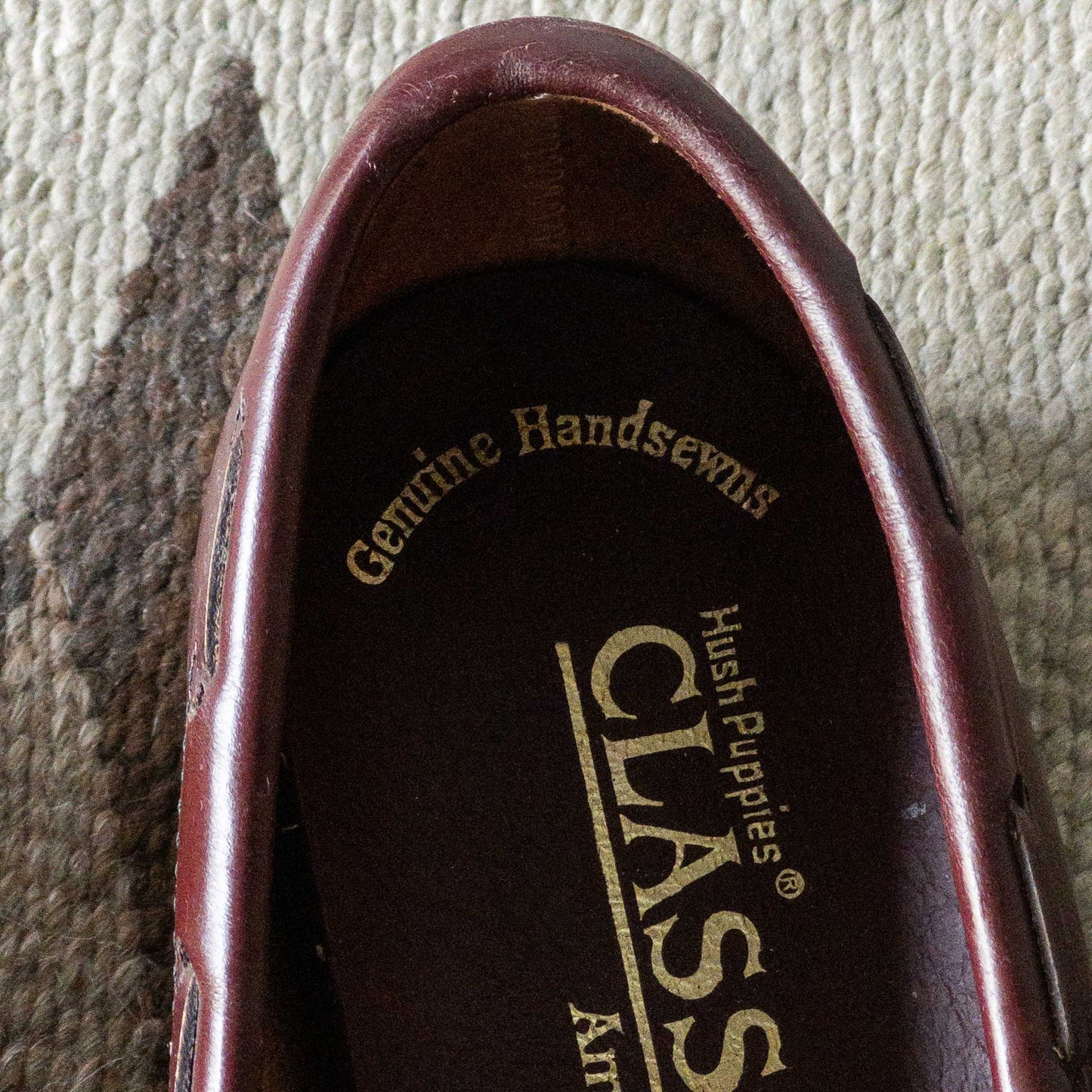 ”HUSH PUPPIES” TASSEL LOAFER SHOES 1980's DEAD STOCK