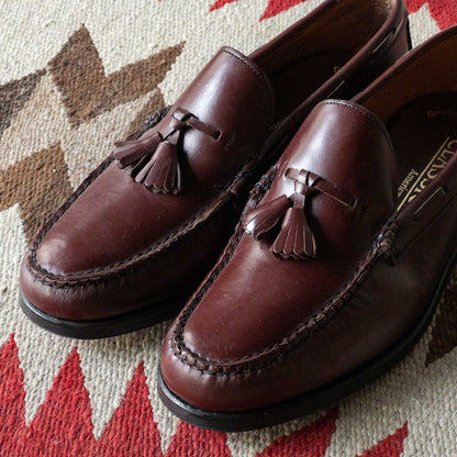 ”HUSH PUPPIES” TASSEL LOAFER SHOES 1980's DEAD STOCK
