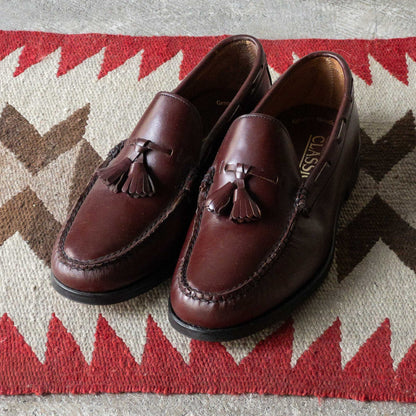 ”HUSH PUPPIES” TASSEL LOAFER SHOES 1980's DEAD STOCK