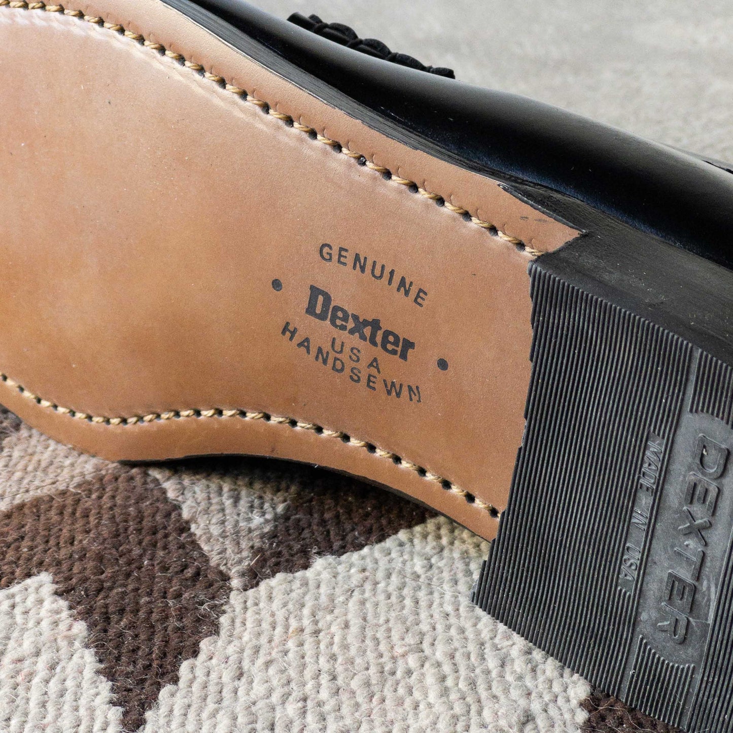 ”DEXTER” PENNY LOAFER SHOES 1980's DEAD STOCK