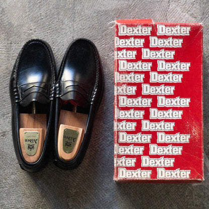 ”DEXTER” PENNY LOAFER SHOES 1980's DEAD STOCK