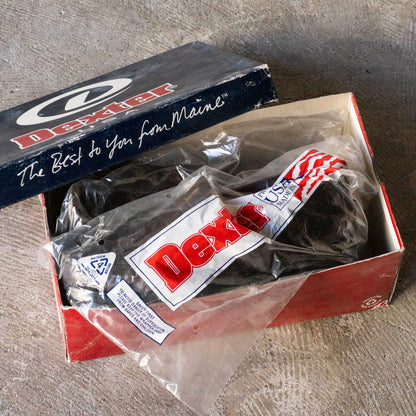 ”DEXTER” PENNY LOAFER SHOES 1980's DEAD STOCK BURGANDY