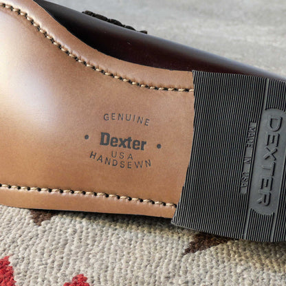 ”DEXTER” PENNY LOAFER SHOES 1980's DEAD STOCK BURGANDY