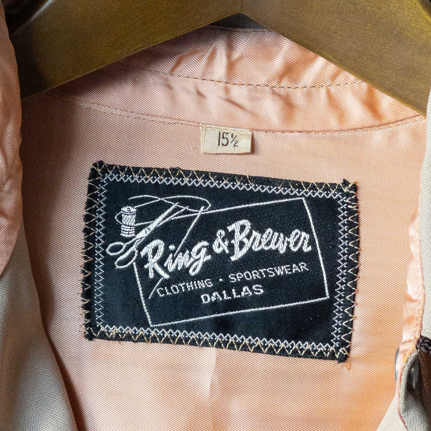 RING & BREWER WESTERN SHIRTS (15H) 1940'S DEAD STOCK