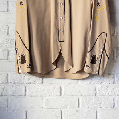 RING & BREWER WESTERN SHIRTS (15H) 1940'S DEAD STOCK