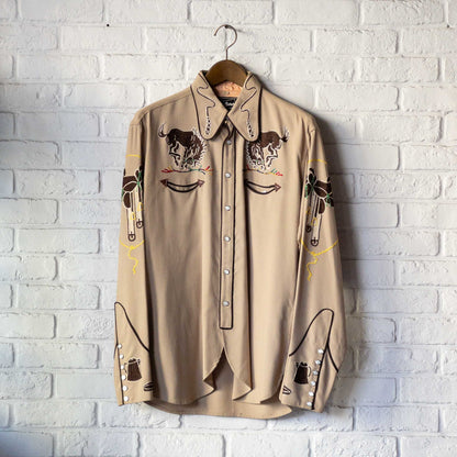 RING & BREWER WESTERN SHIRTS (15H) 1940'S DEAD STOCK