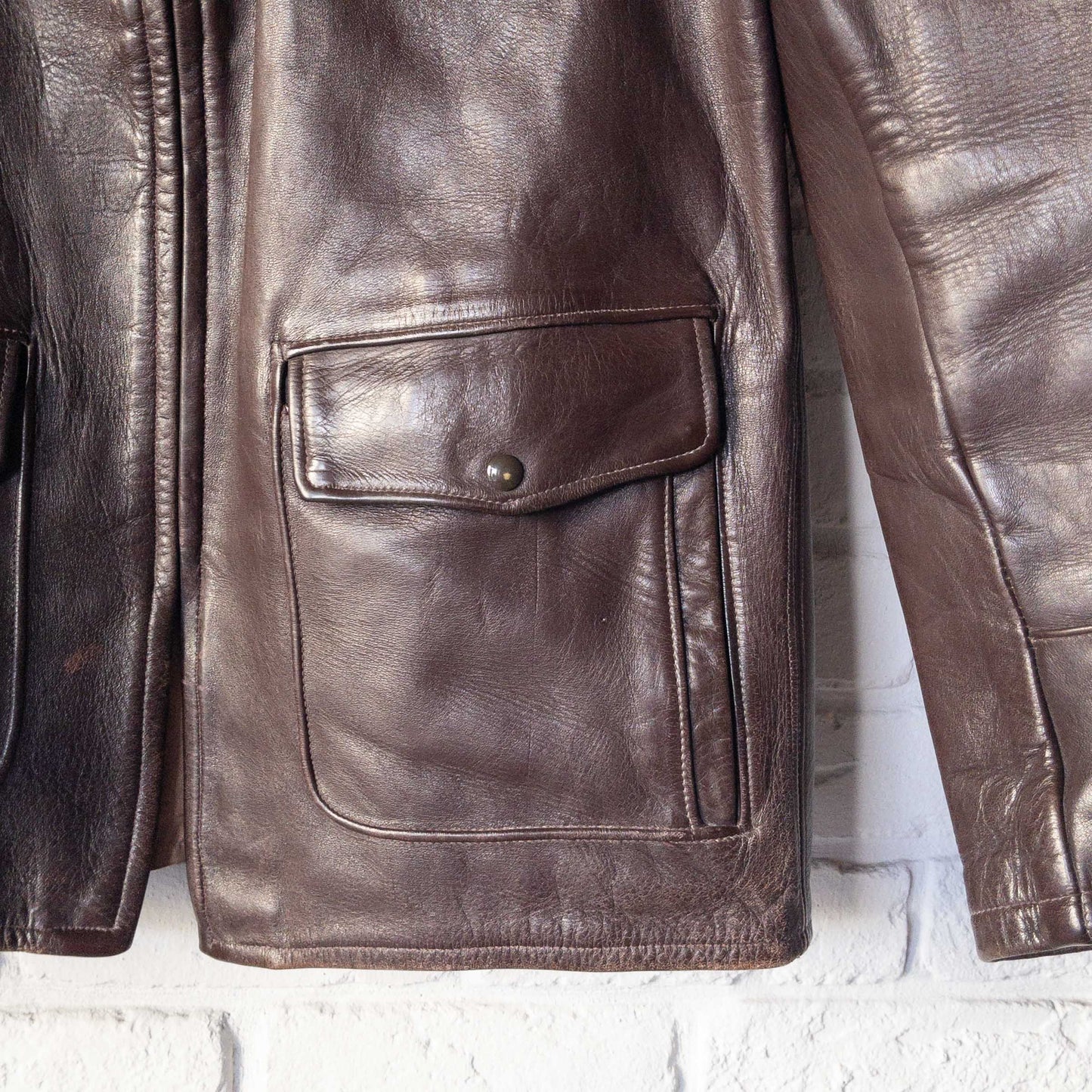 HERCULES by SEARS HORCEHIDE LEATHER JACKET 1940-50'S VINTAGE
