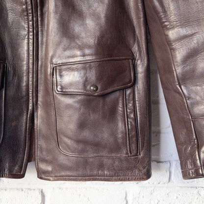 HERCULES by SEARS HORCEHIDE LEATHER JACKET 1940-50'S VINTAGE