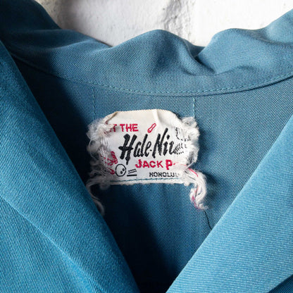 SEA DRAGON EMBROYDERY BOWLING SHIRTS 1960'S VINTAGE