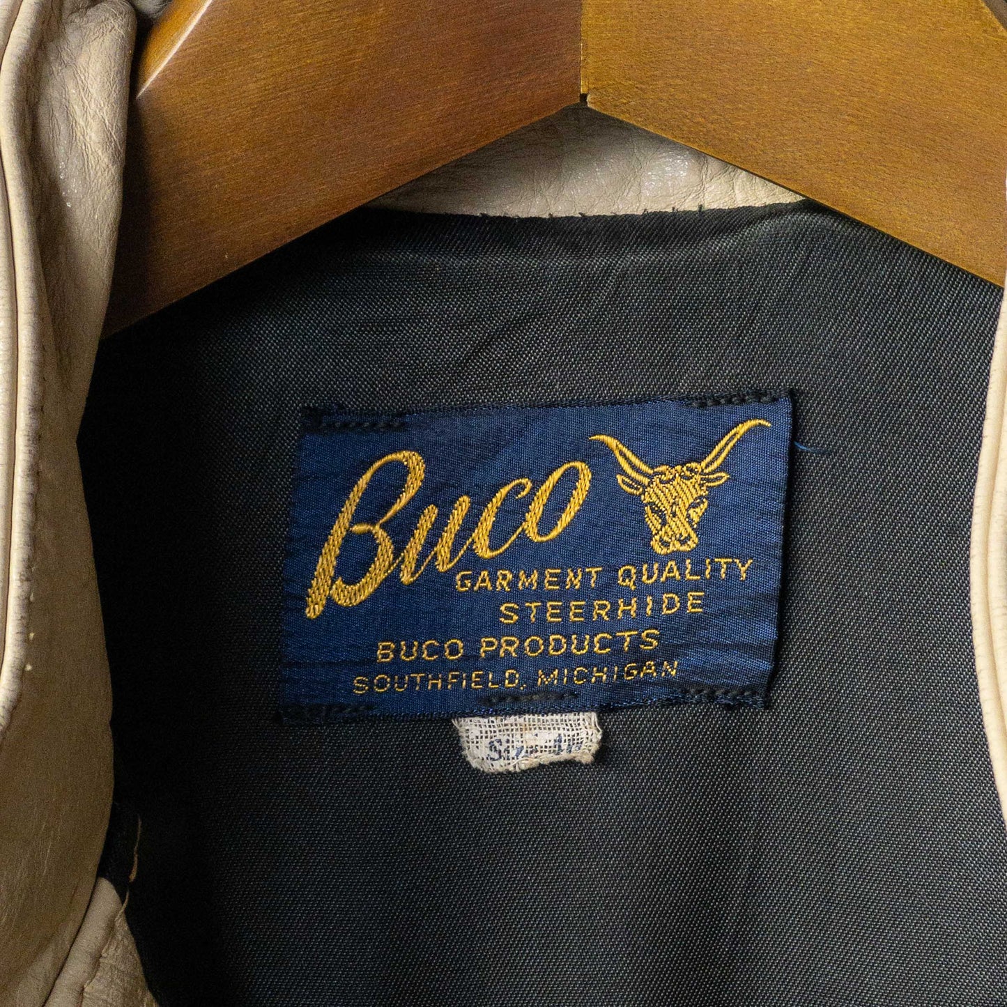 BUCO J-100 CAFE RACER LEATHER JACKET 1950'S VINTAGE