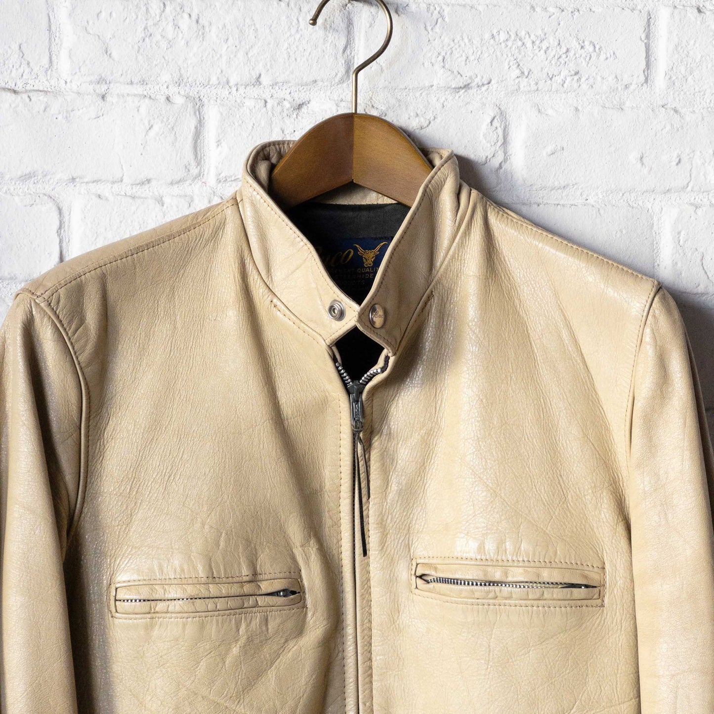 BUCO J-100 CAFE RACER LEATHER JACKET 1950'S VINTAGE