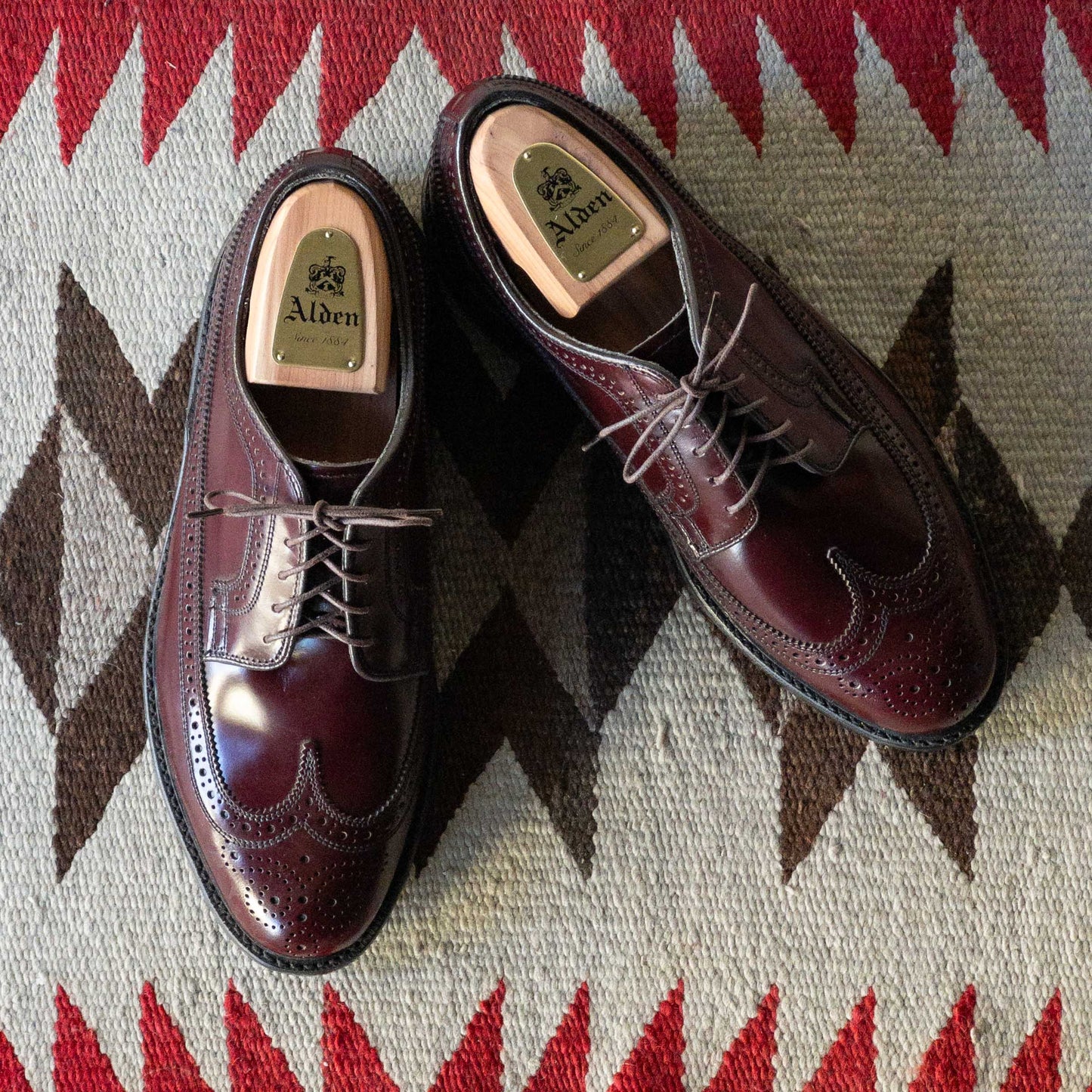 ”DEXTER” AMERICAN WING TIP SHOES 1980's DEAD STOCK